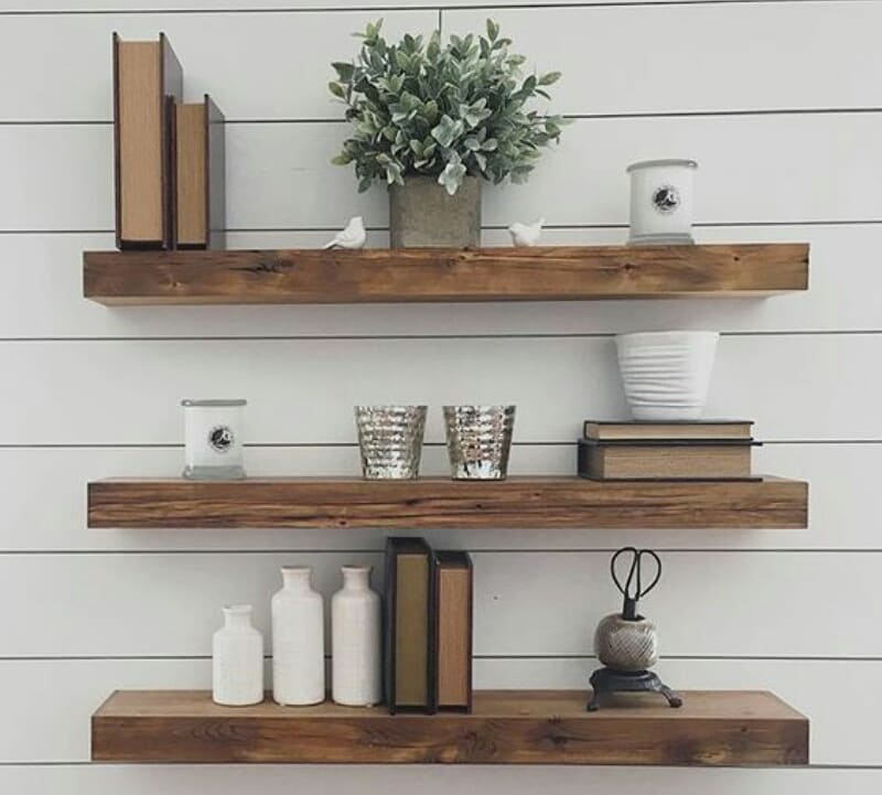 Impressive Wooden Wall Shelves for Stylish Homes Decor Inspirator