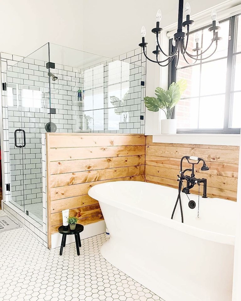 rustic bathroom