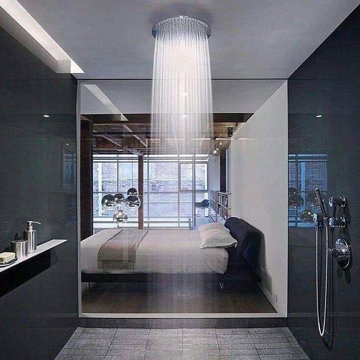 bathroom in bedroom