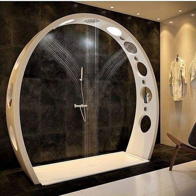 modern showers