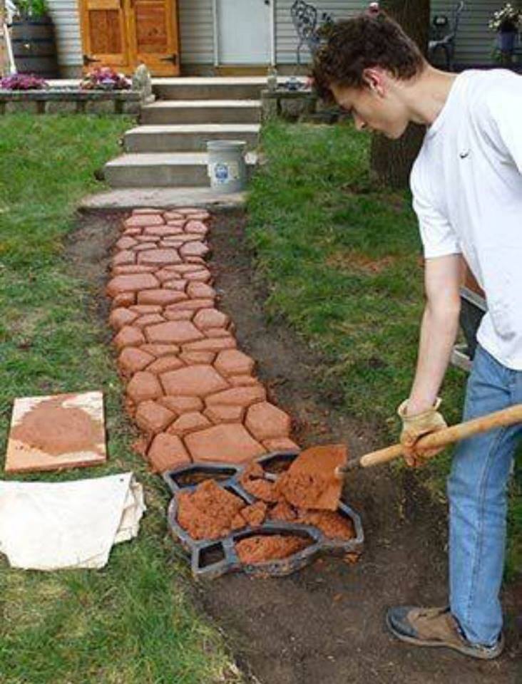 bricks pathway