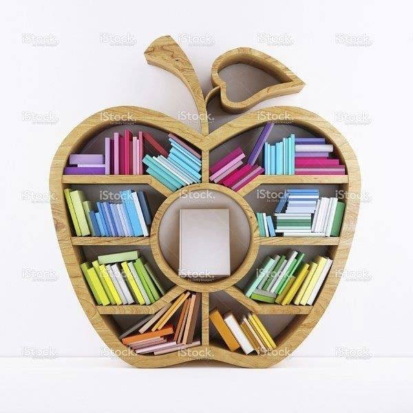 apple shaped wall shelf