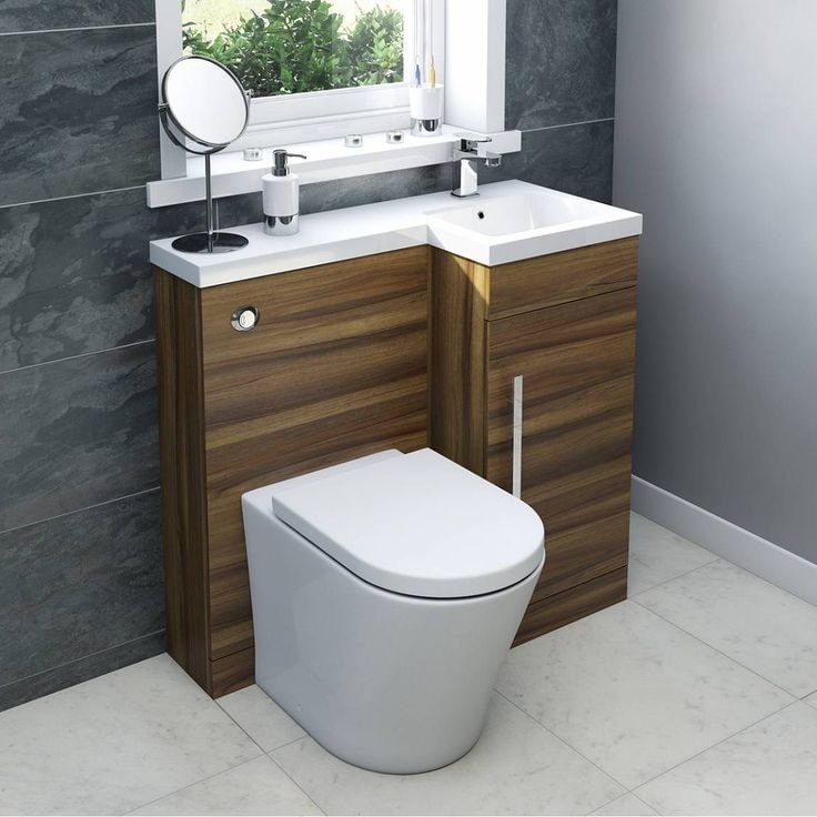 The 2 in 1 Sink/Toilet Combo is Ideal for Small Bathrooms Decor