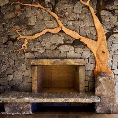 tree fireplaces