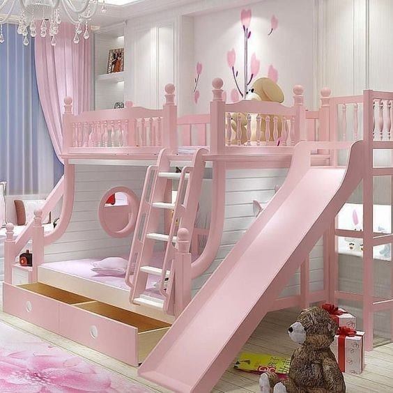Amazing Bunk Bed For Home, Hot Pink Bunk Beds
