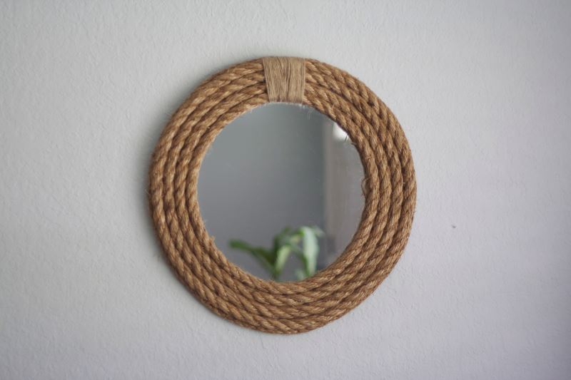 rope mirror frame