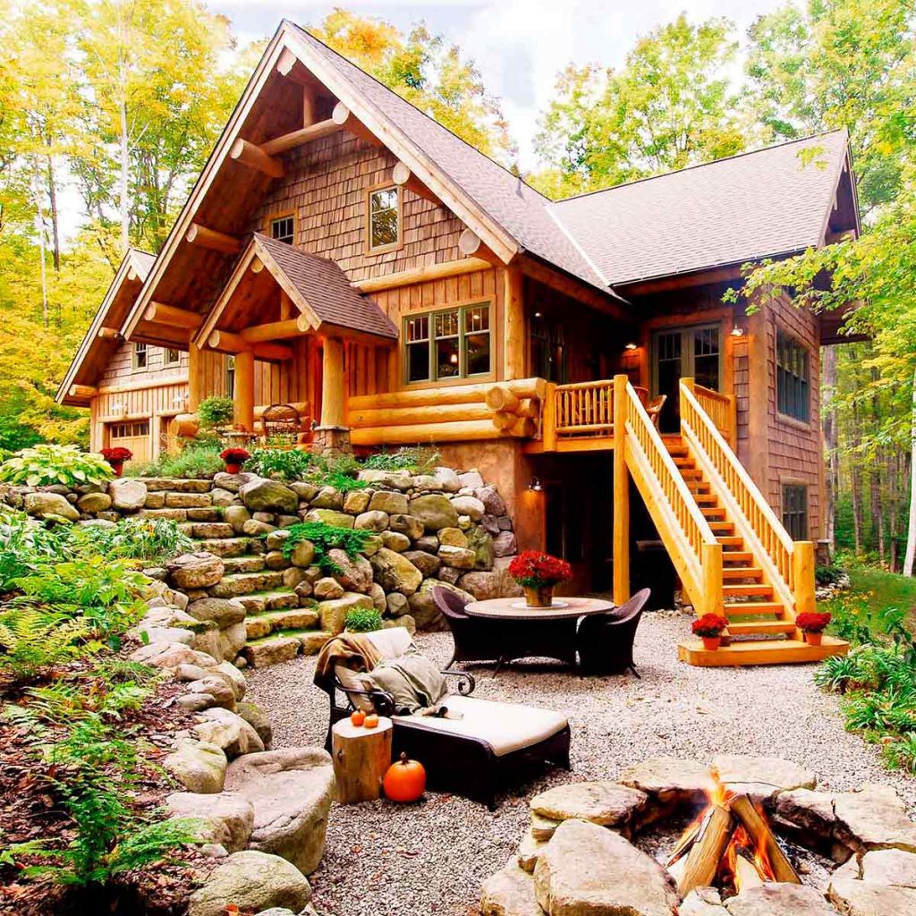 log cabins