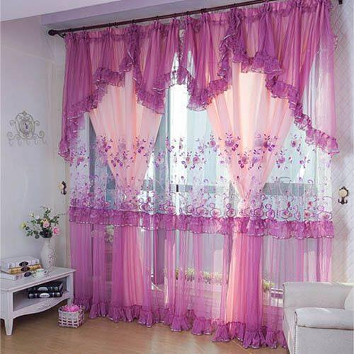 pink curtAINS