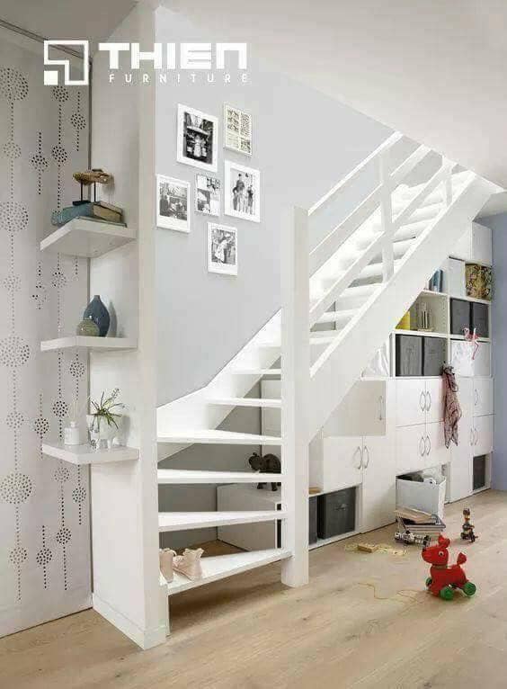 under the stairs storage