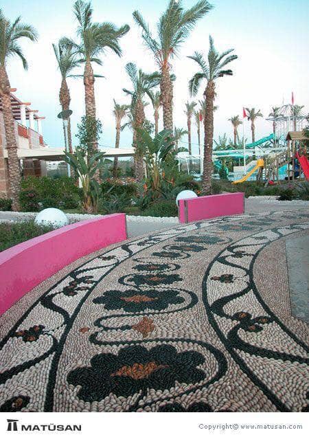 mosaic garden pathway