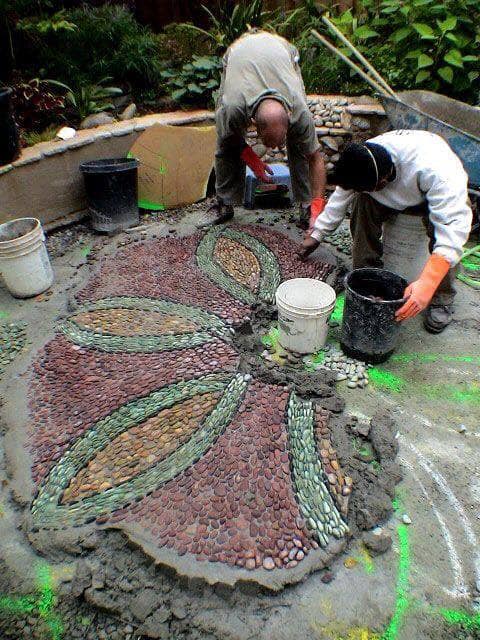 mosaic floor