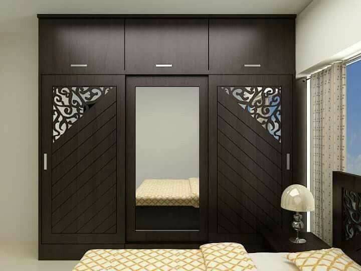 mirror and wardrobe