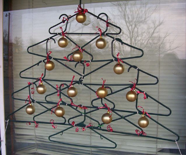 clothes hanger tree